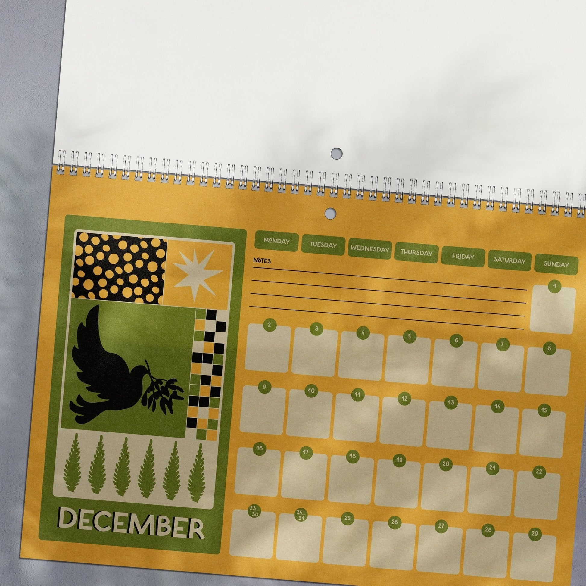 2024 Wire Bound Calendar | Matisse Inspired | A4 Landscape-12