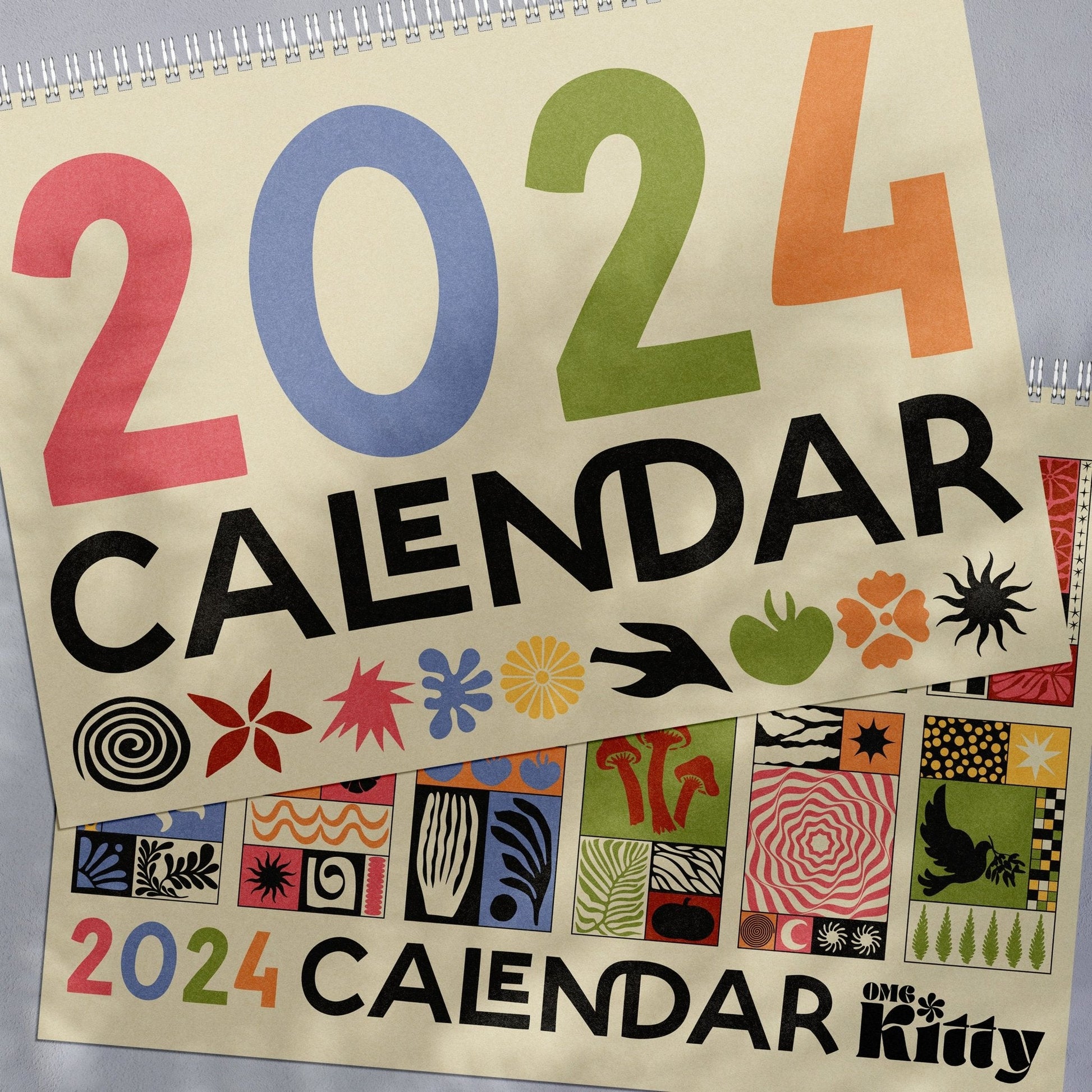 2024 Wire Bound Calendar | Matisse Inspired | A4 Landscape-0