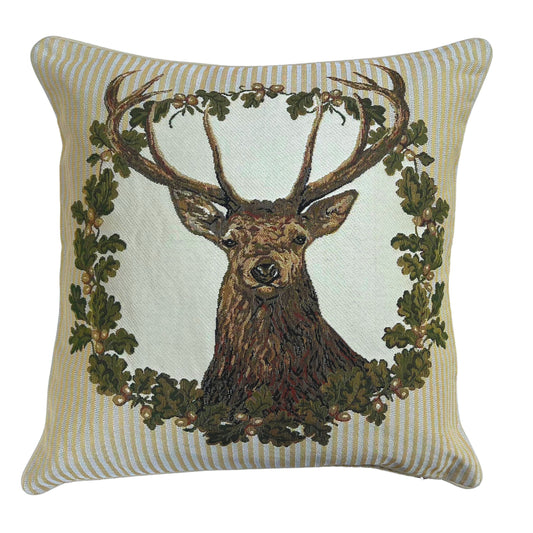 Stag Beige - Panelled Cushion Cover-0