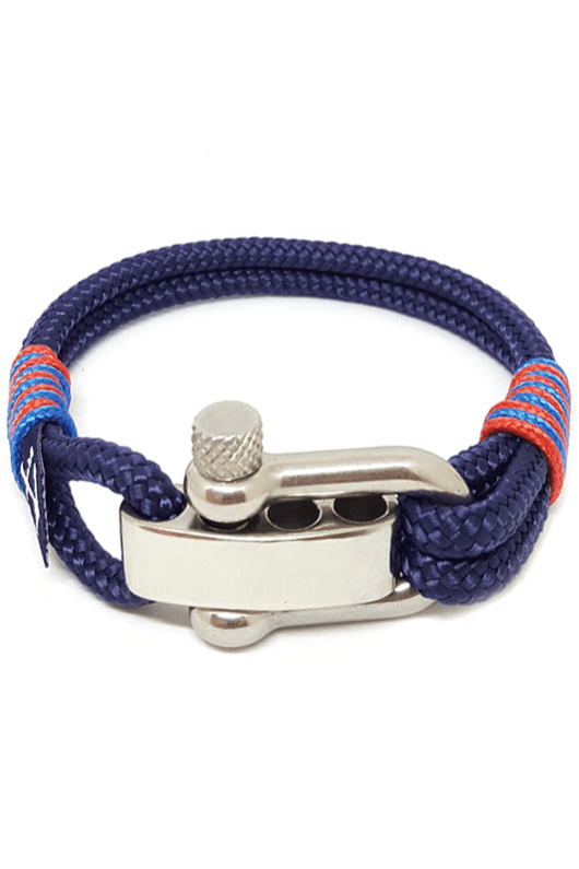 Adjustable Shackle Yachting Nautical Bracelet-0