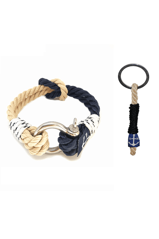 Shackle Nautical Bracelet and Keychain-0