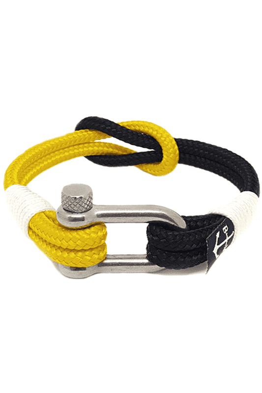 Yellow and Black Nautical Bracelet-0