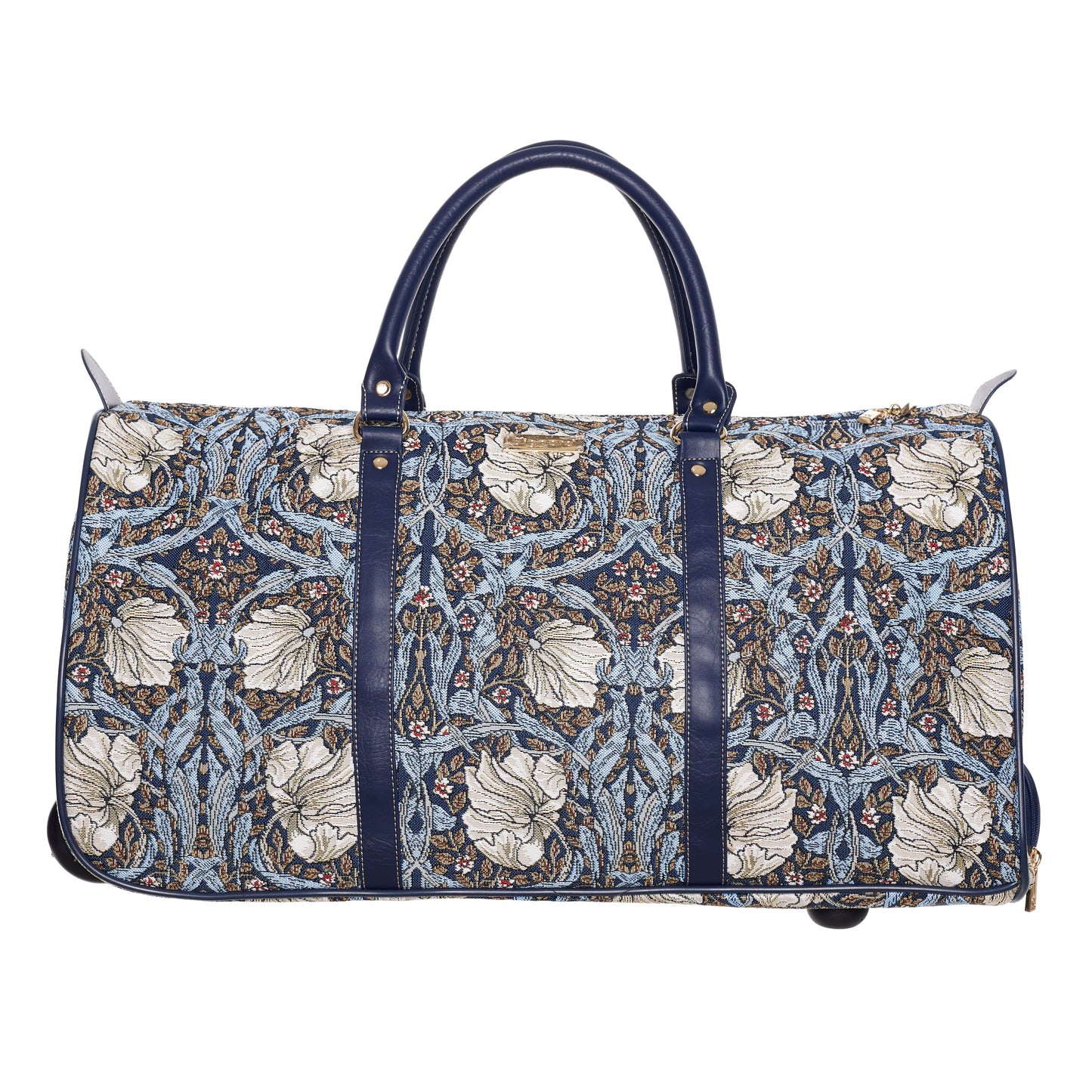William Morris Pimpernel and Thyme Blue - Pull Holdall-1