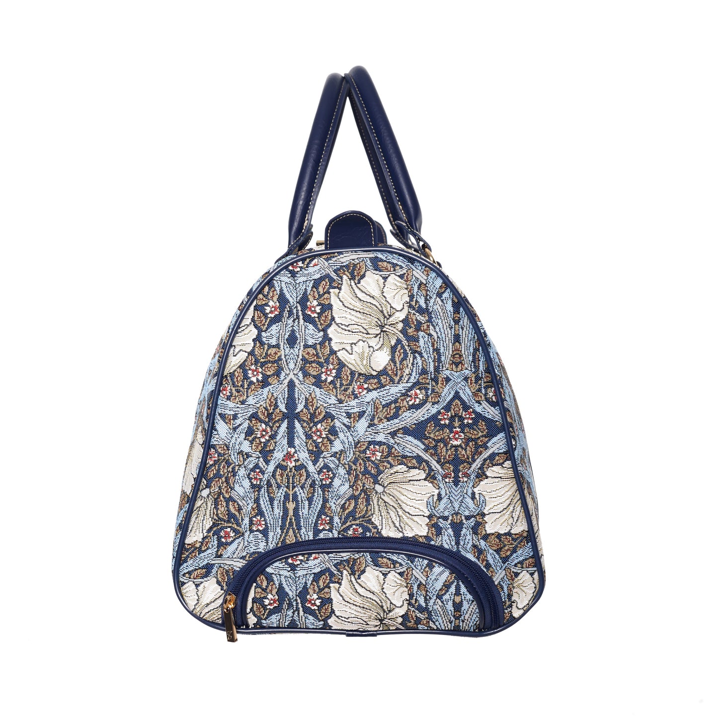 William Morris Pimpernel and Thyme Blue - Pull Holdall-4