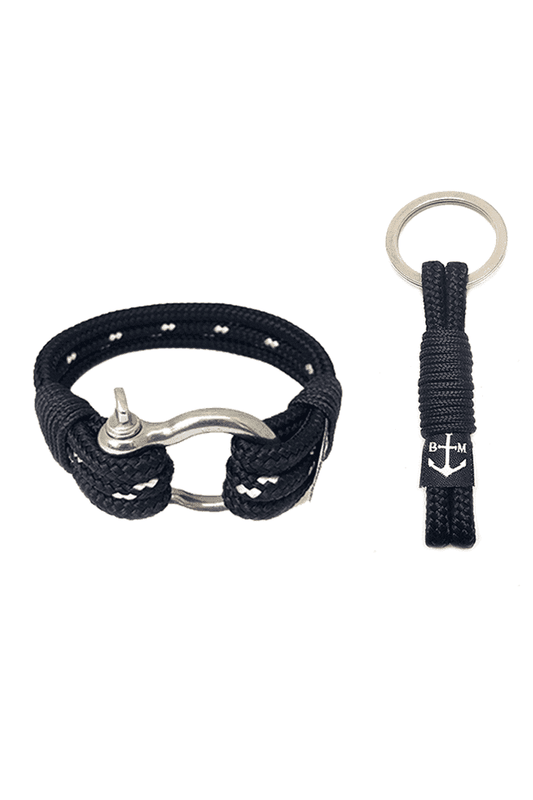 Elegant Tadhg Nautical Bracelet and Keychain-0