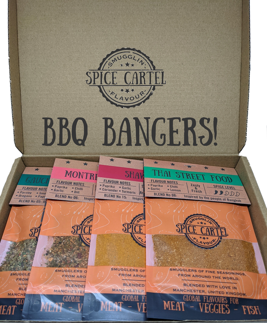 BBQ Bangers Gift Box | BBQ Rubs From Around The World-0