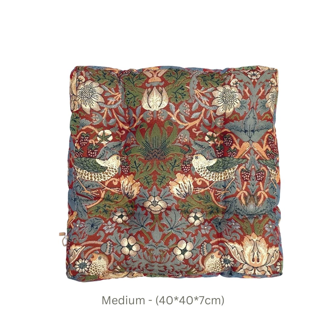 William Morris Strawberry Thief Red - Booster Pad-1