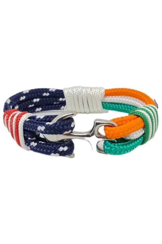 Ireland - United States Of America Flag Anchor Bracelet-0