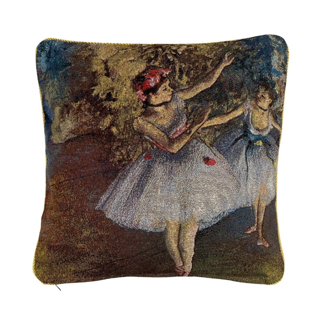 E.Degas Two Dancers on a Stage - Cushion Cover Art 45cm*45cm-1