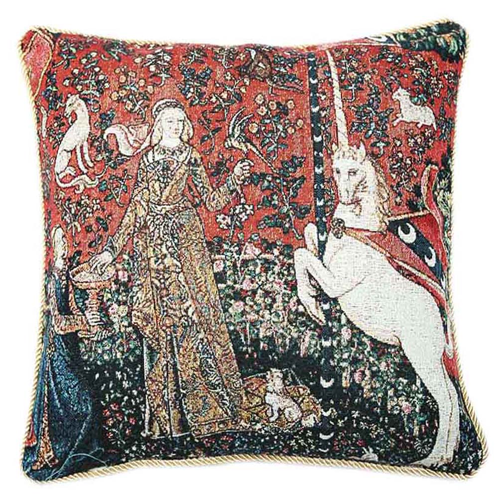 Lady and Unicorn Sense of Taste - Cushion Cover Art 45cm*45cm-0