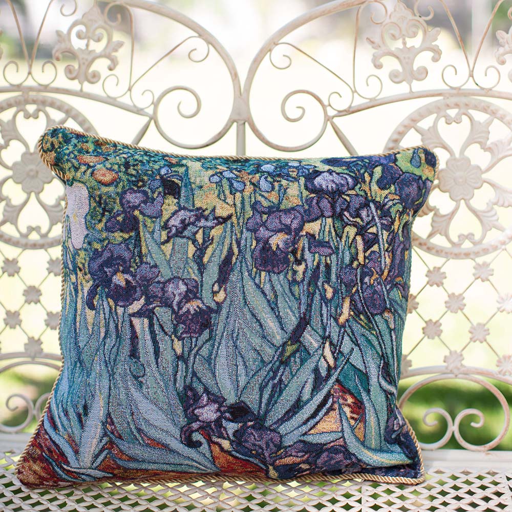 Van Gogh Iris - Cushion Cover Art 45cm*45cm-1