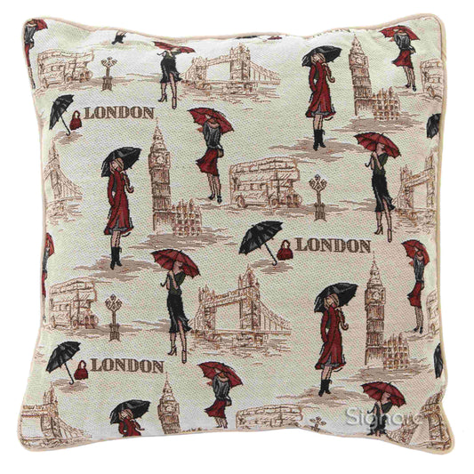 Miss London - Cushion Cover 45cm*45cm-0