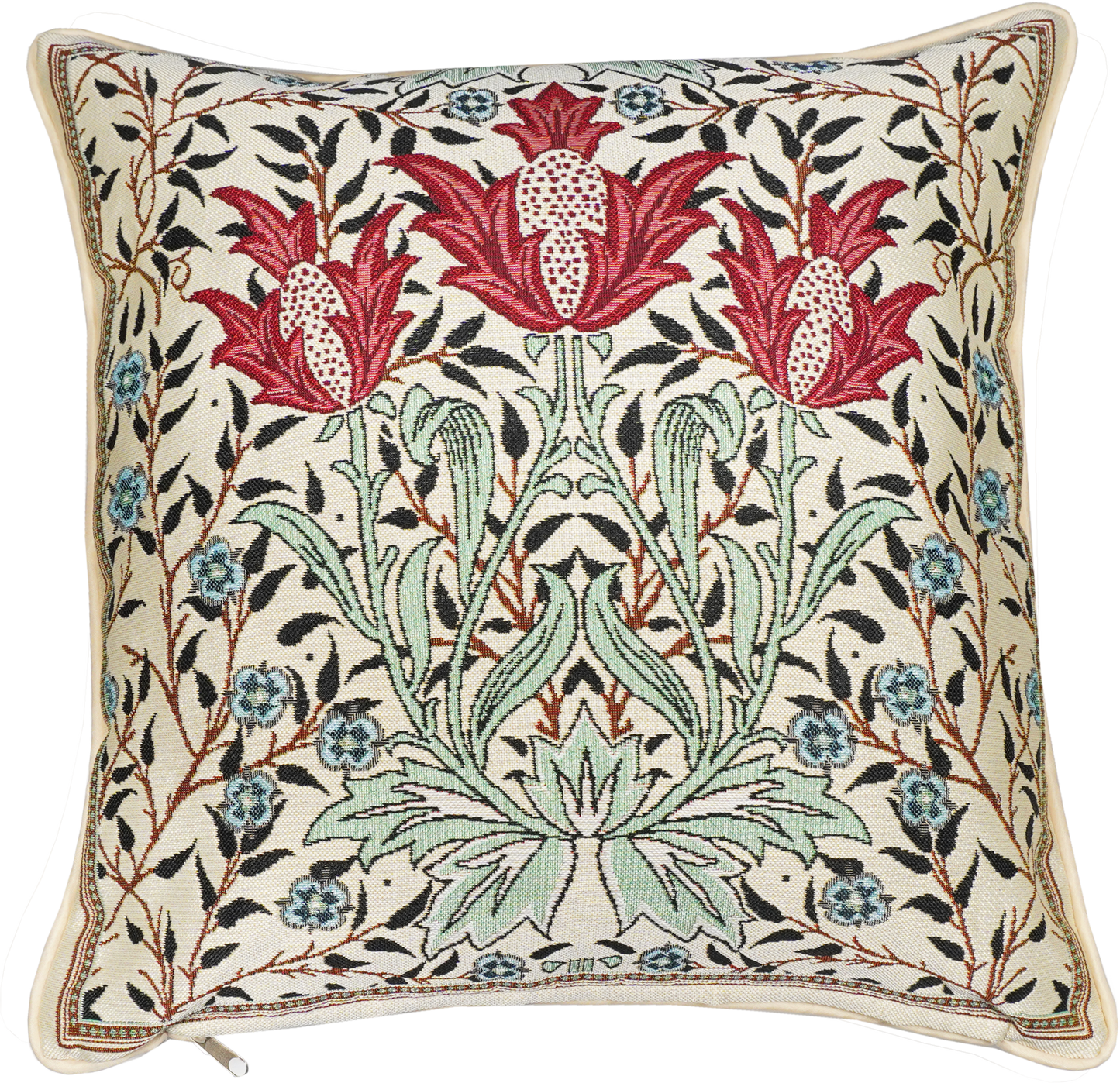 William Morris Bourne - Panelled Cushion Cover 45cm*45cm-0