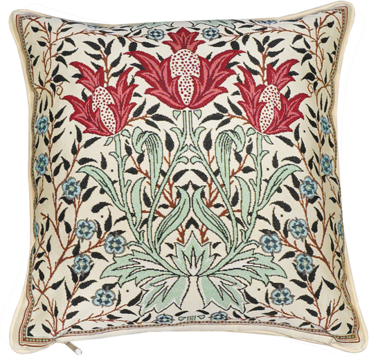 William Morris Bourne - Panelled Cushion Cover 45cm*45cm-0