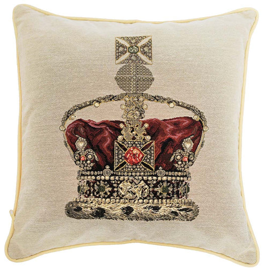 Crown Beige - Cushion Cover 45cm*45cm-0