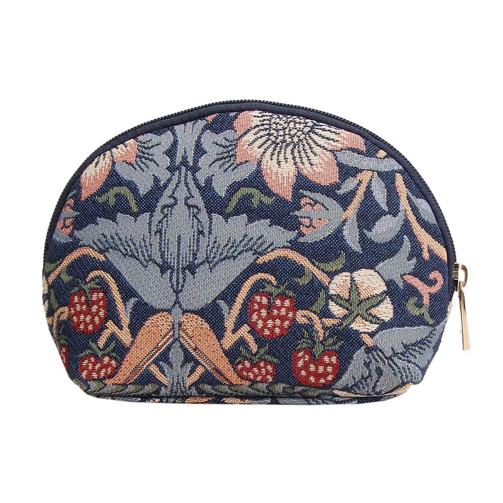 William Morris Strawberry Thief Blue - Cosmetic Bag-1