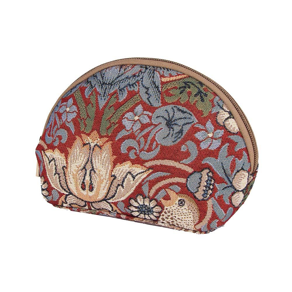 William Morris Strawberry Thief Red - Cosmetic Bag-2