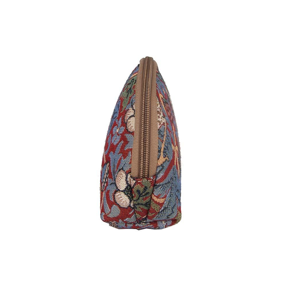 William Morris Strawberry Thief Red - Cosmetic Bag-3