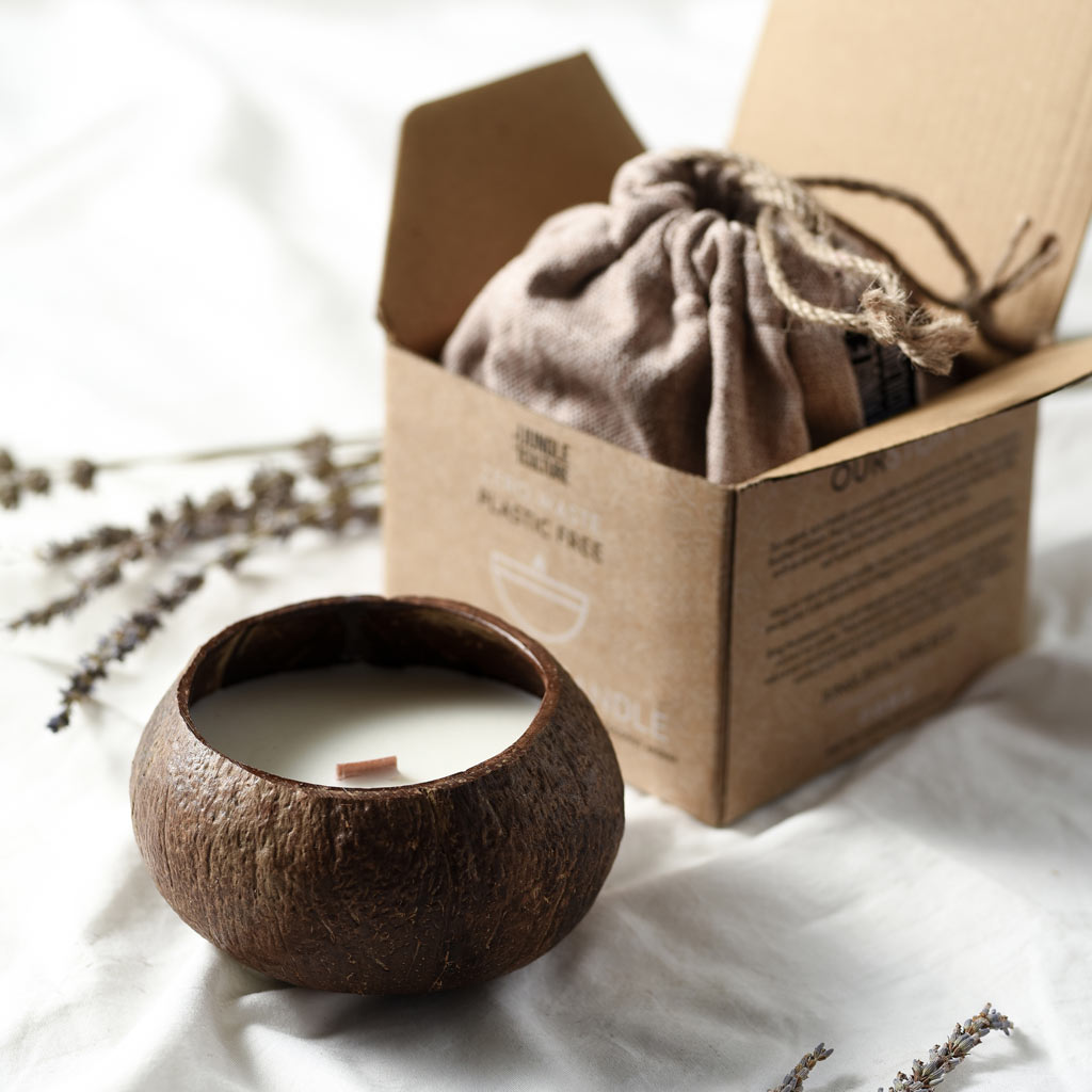 Coconut Shell Candle - Toasted Coconut Scent-7