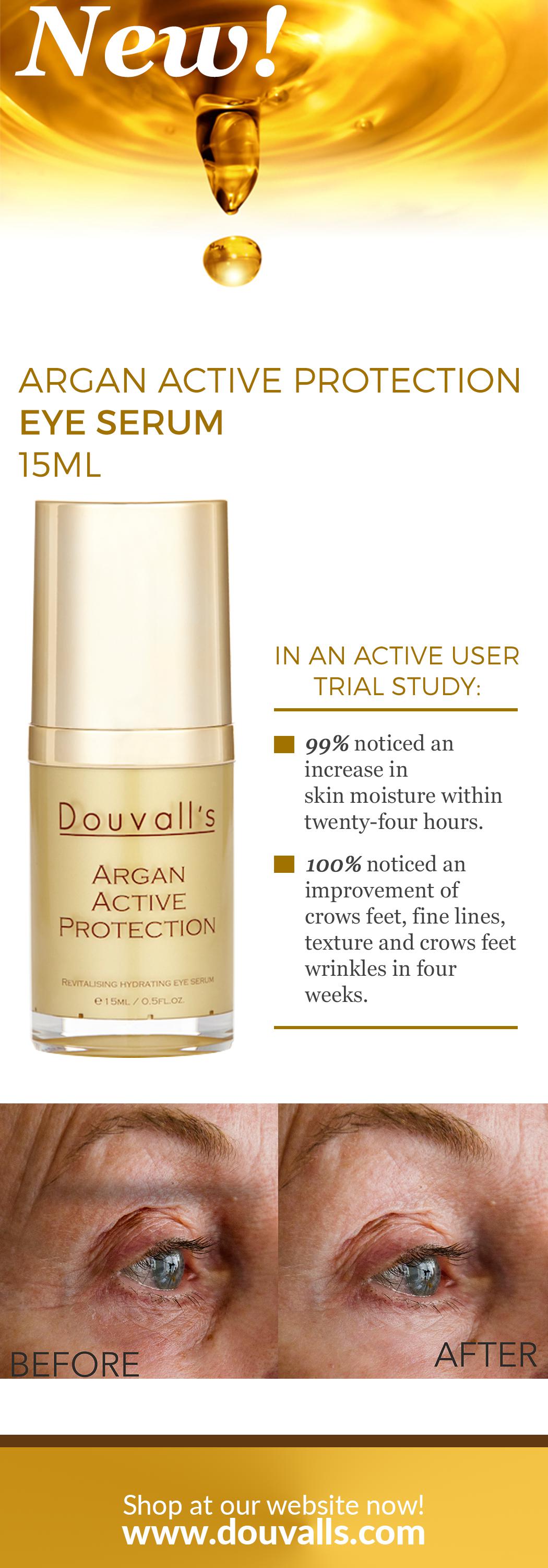 Argan Active Protection Eye Serum 15ml | Revitalising and Hydrating Eye Care-3