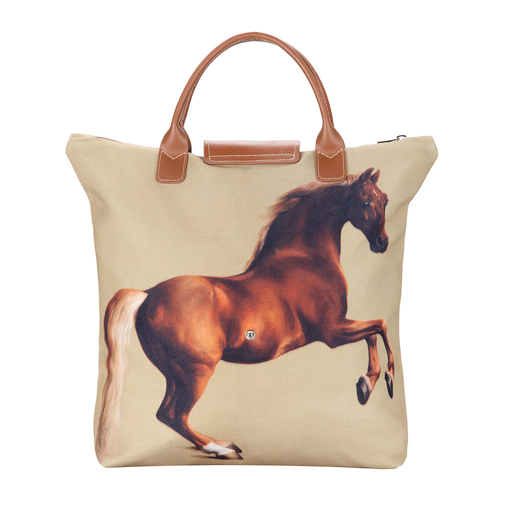 National Gallery Licensed Whistlejacket - Art Foldaway Bag-2