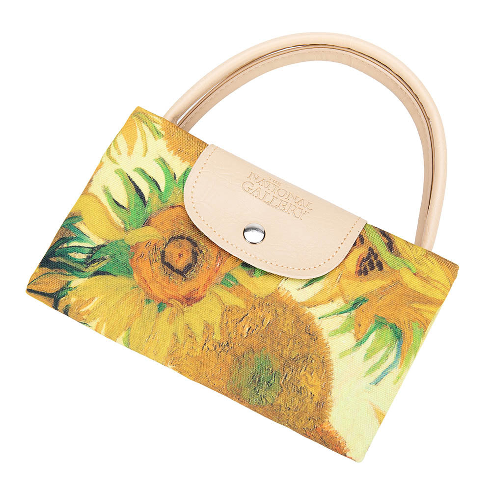 Van Gogh Sunflower - Art Foldaway Bag-6