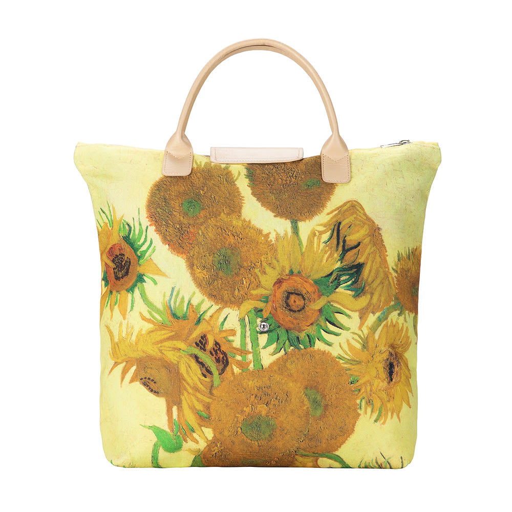 Van Gogh Sunflower - Art Foldaway Bag-1