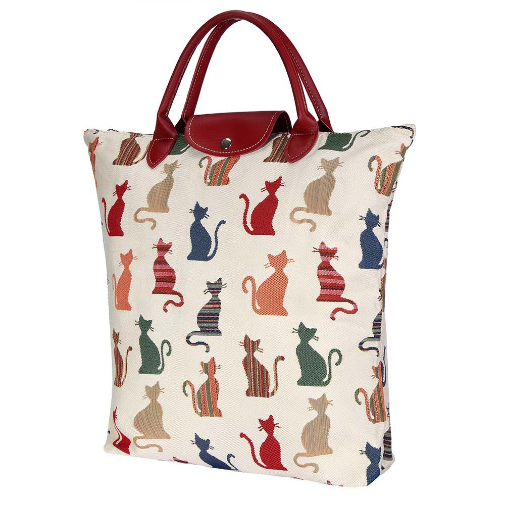 Cheeky Cat - Foldaway Bag-2