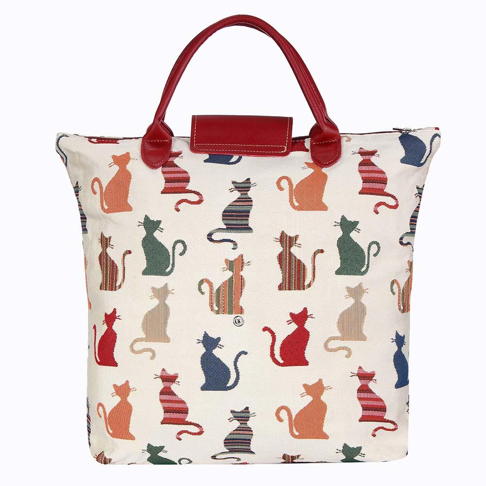 Cheeky Cat - Foldaway Bag-1