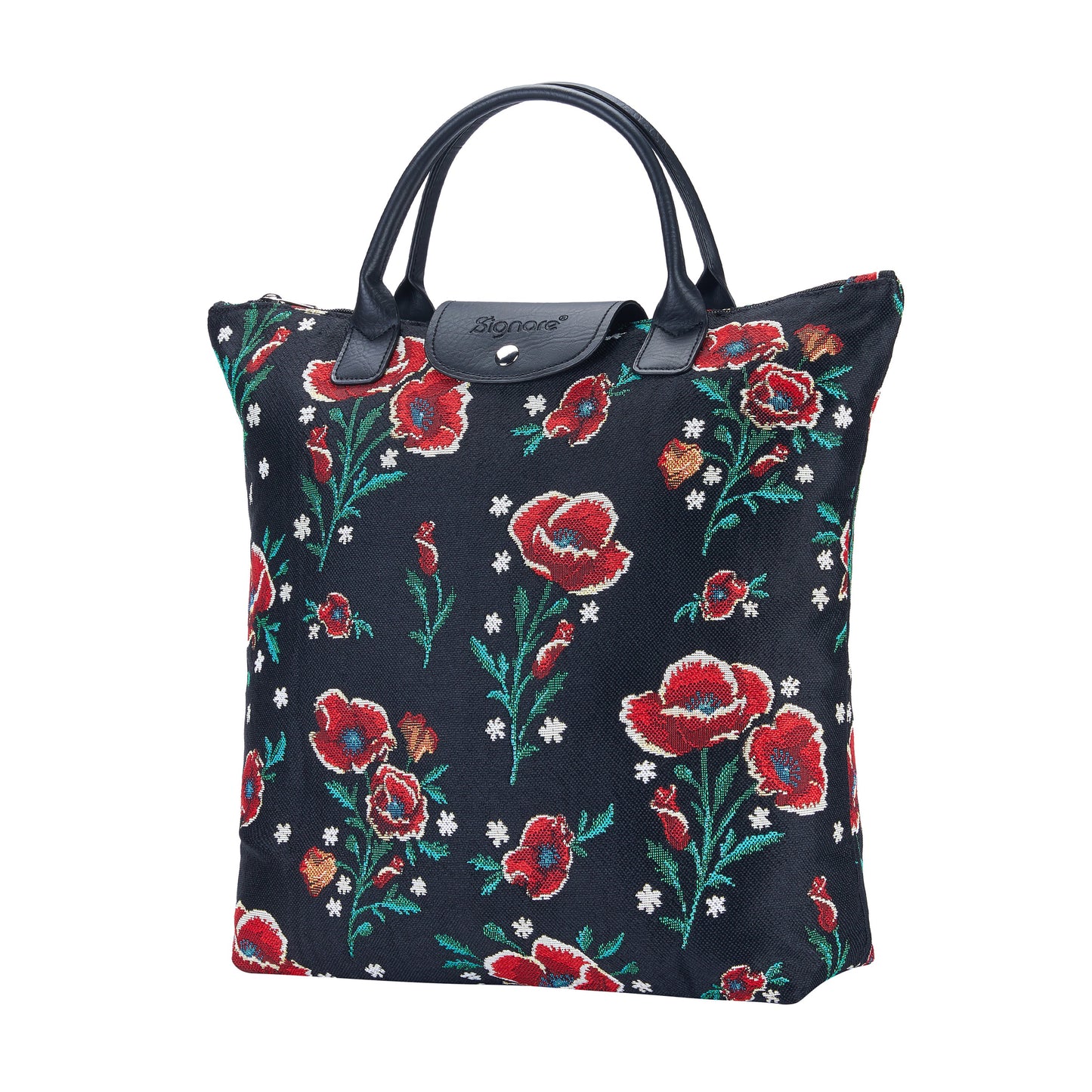 Frida Kahlo Poppy - Foldaway Bag-2