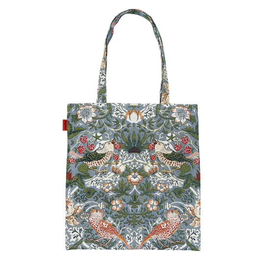 William Morris Strawberry Thief Grey - Flat Bag-0