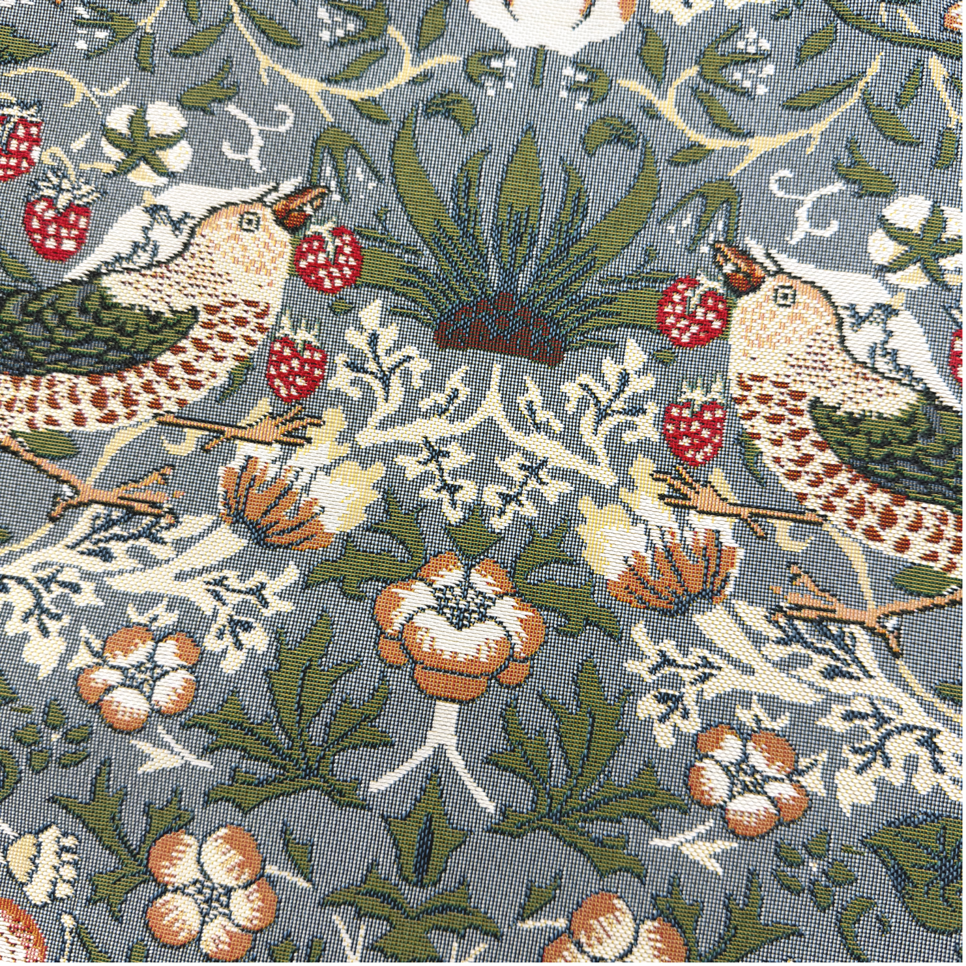 William Morris Strawberry Thief Grey - Flat Bag-2