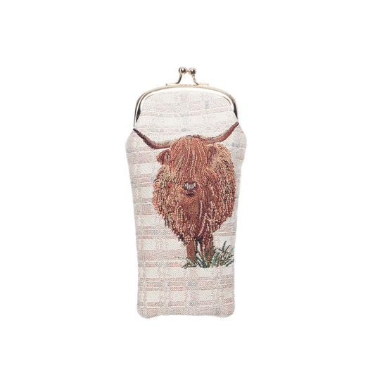 Highland Cow - Glasses Pouch-0
