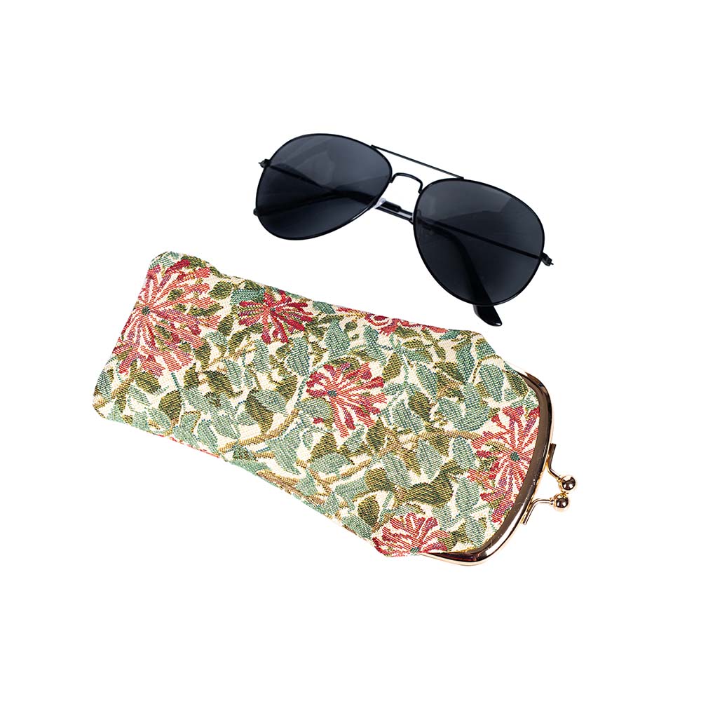 May Morris Honeysuckle - Glasses Pouch-2
