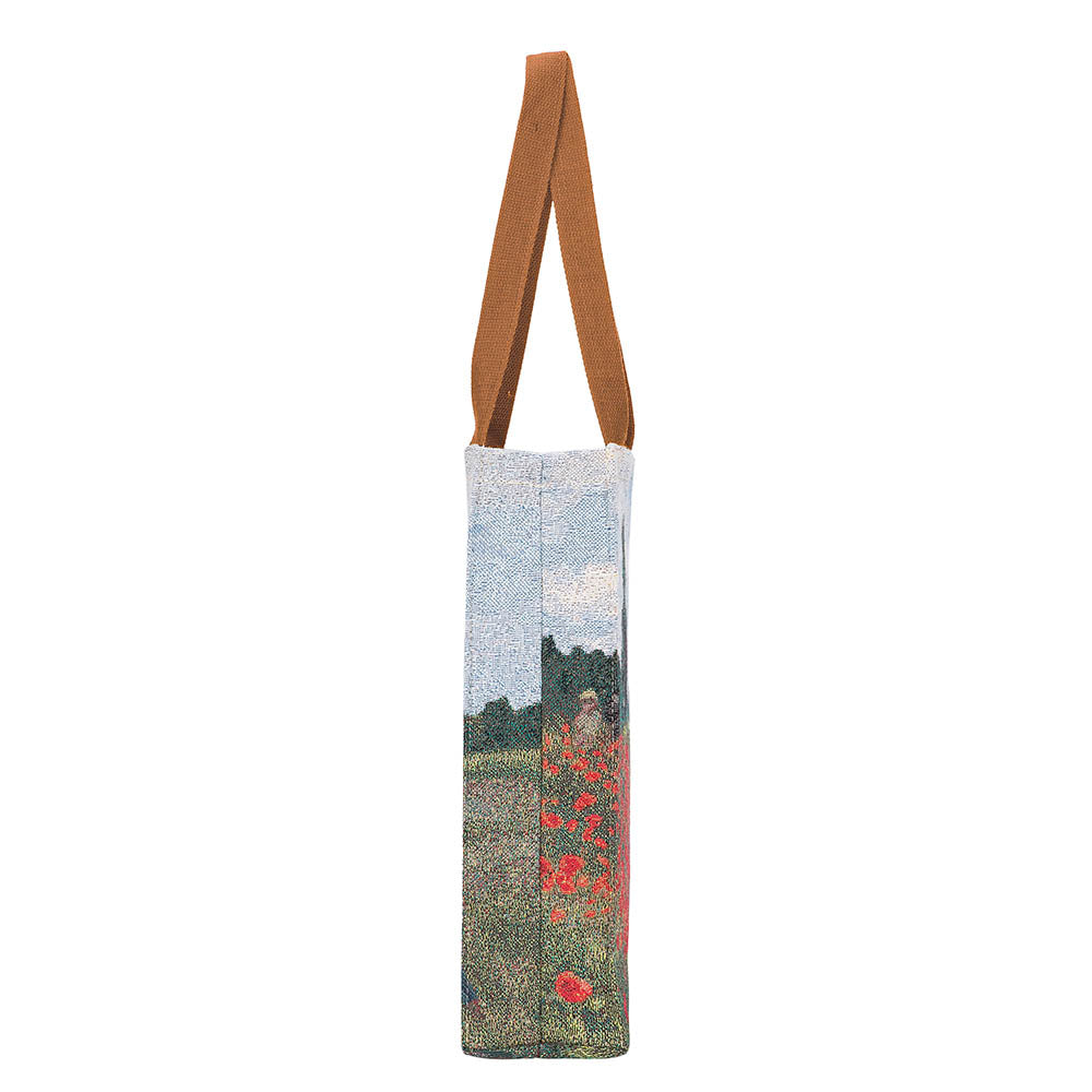 Monet Poppy Field - Gusset Bag-2