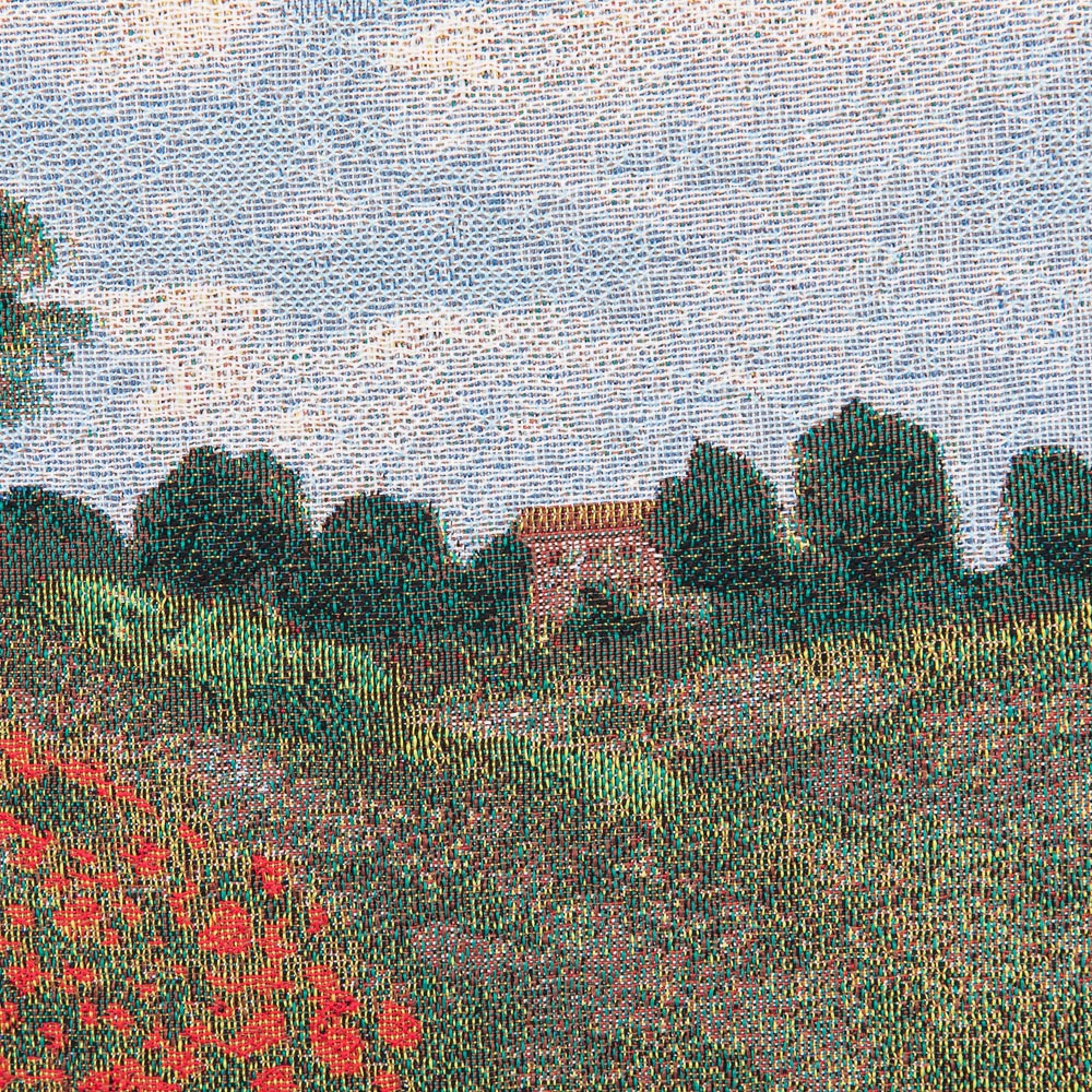 Monet Poppy Field - Gusset Bag-6