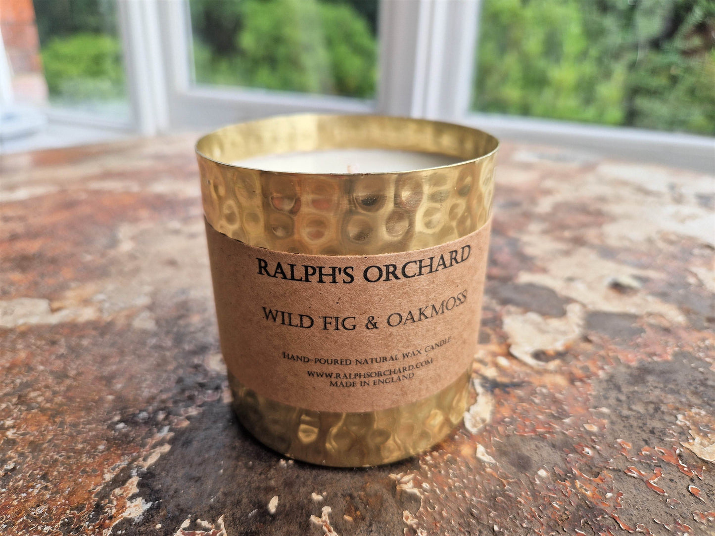 Wild Fig & Oakmoss Scented Candle-3