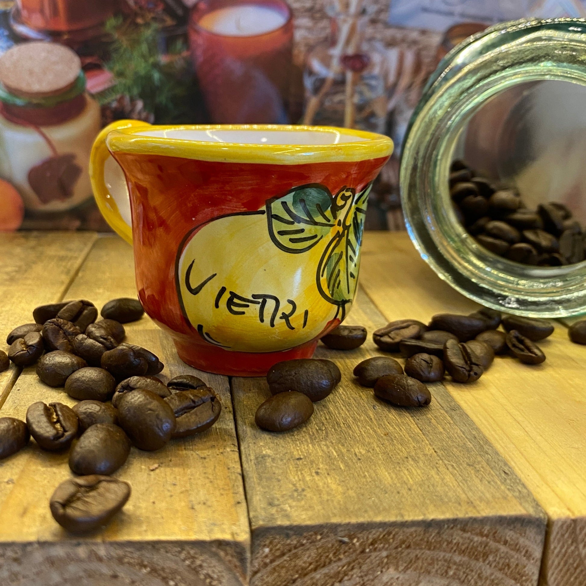 Coffee cups made in Vietri - Amalfi - New arrival December 2023-1