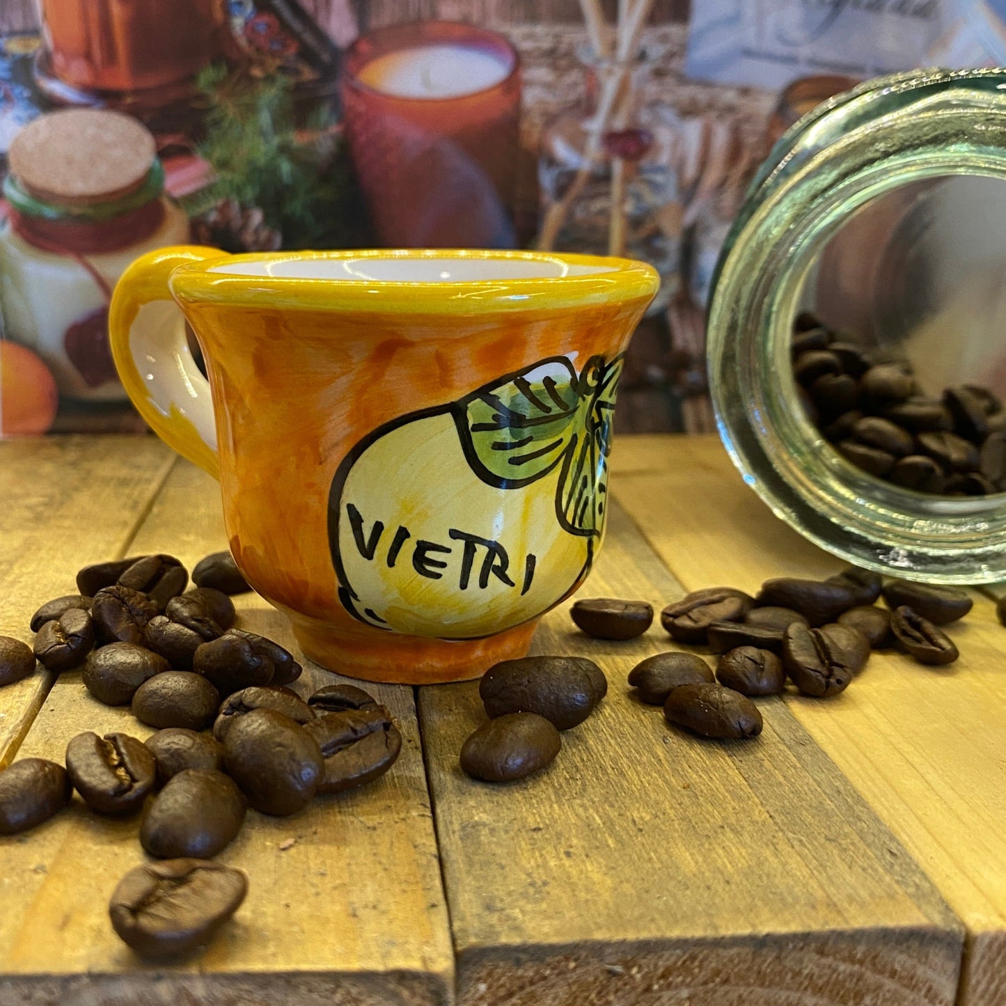 Coffee cups made in Vietri - Amalfi - New arrival December 2023-2