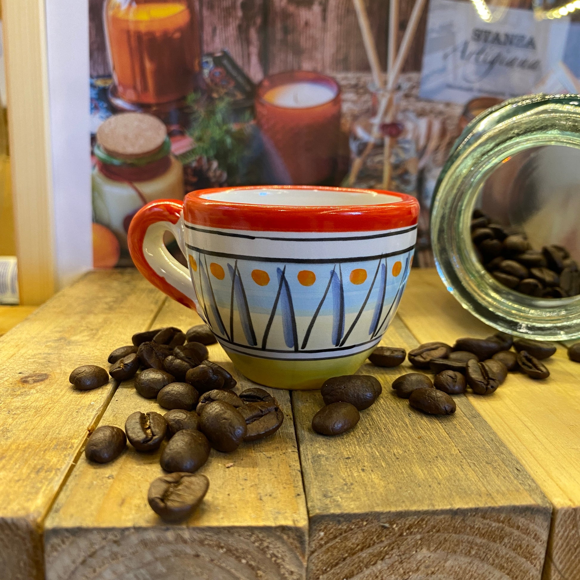 Coffee cups made in Vietri - Amalfi - New arrival December 2023-8