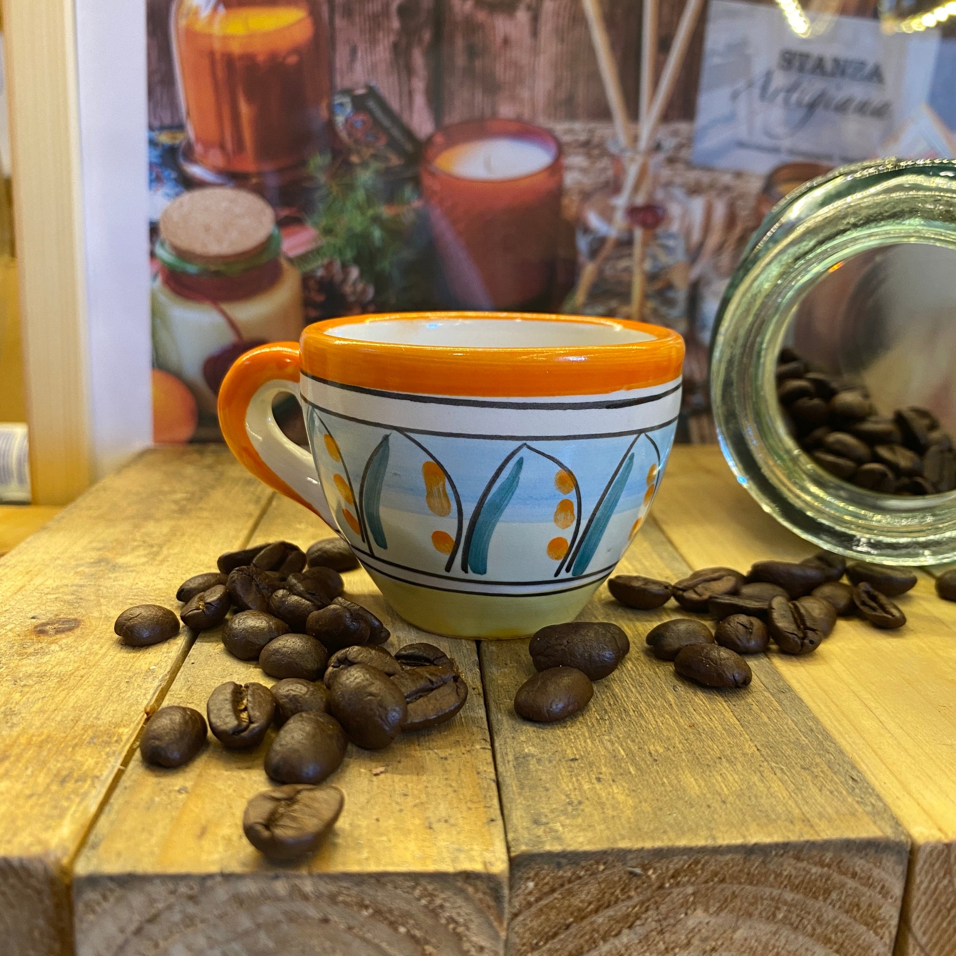 Coffee cups made in Vietri - Amalfi - New arrival December 2023-11