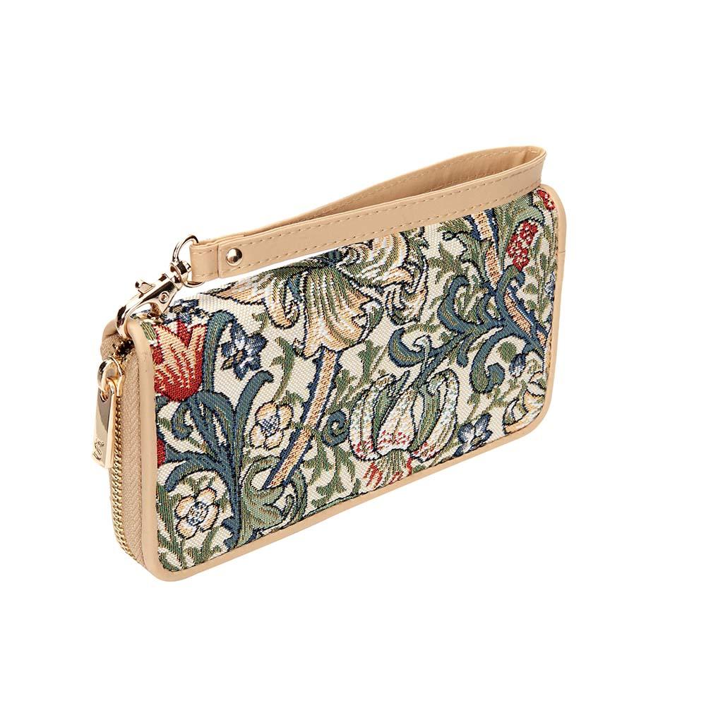 William Morris Golden Lily - Long Zip Purse-2