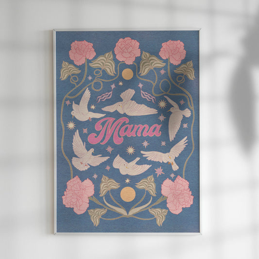 Mama Art Print for Mother's Day Gift-0
