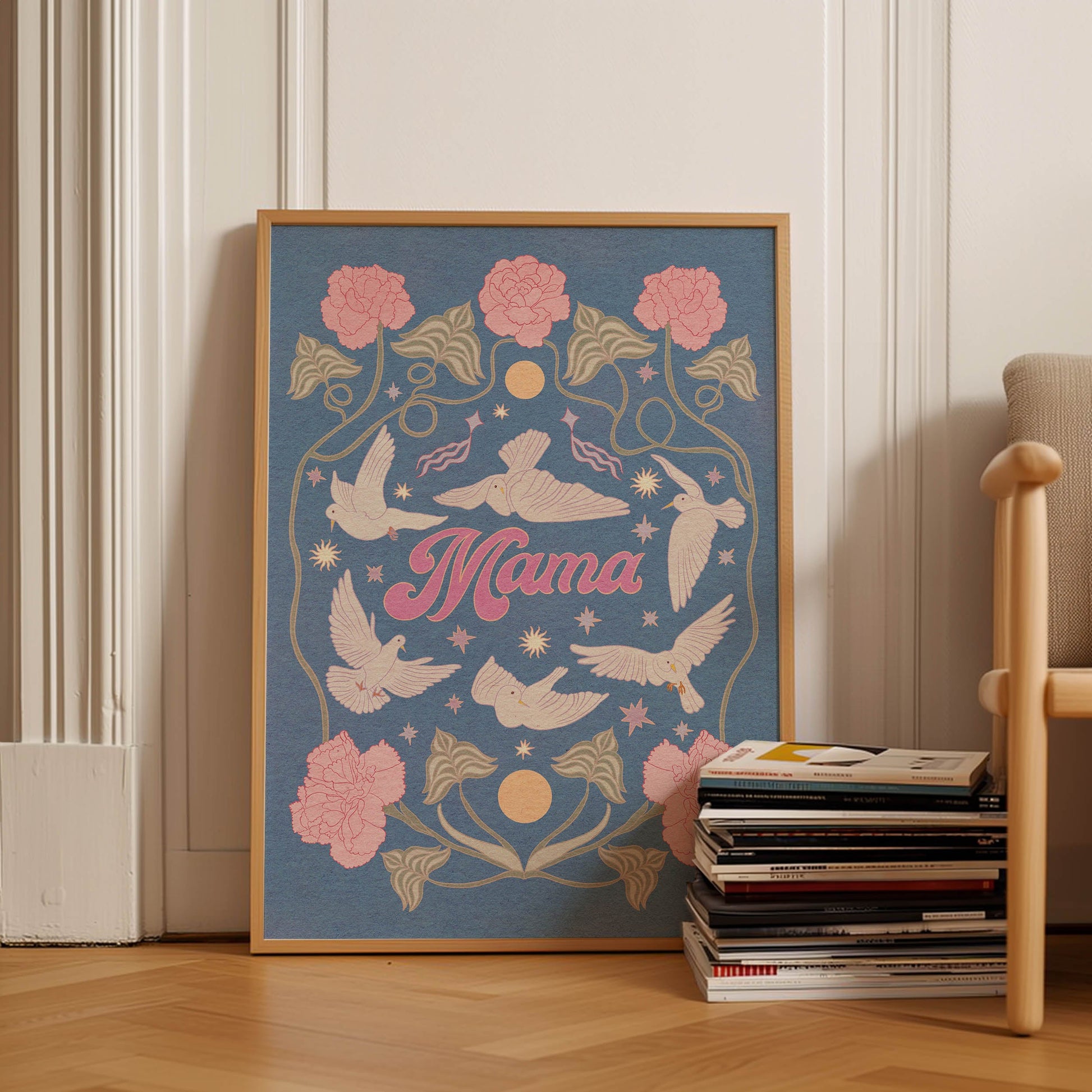 Mama Art Print for Mother's Day Gift-3