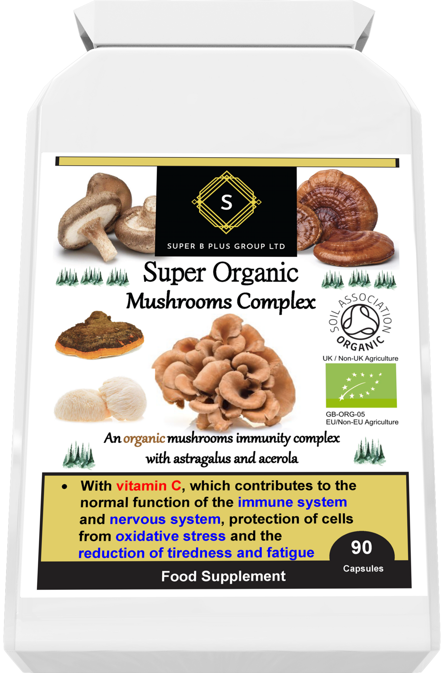 Super Organic Mushrooms Complex-3