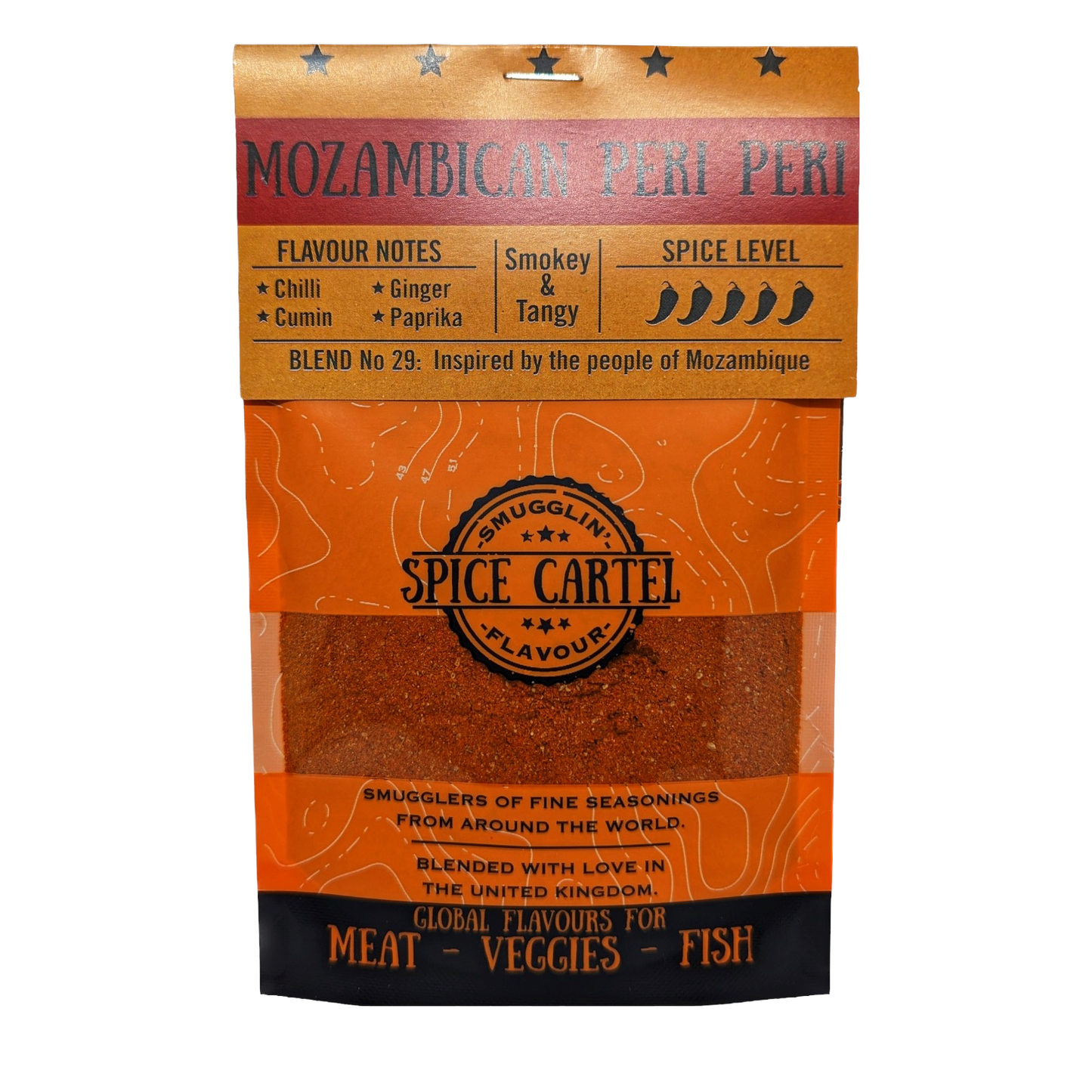 Spice Cartel's Mozambican Peri Peri 35g Resealable Pouch-0