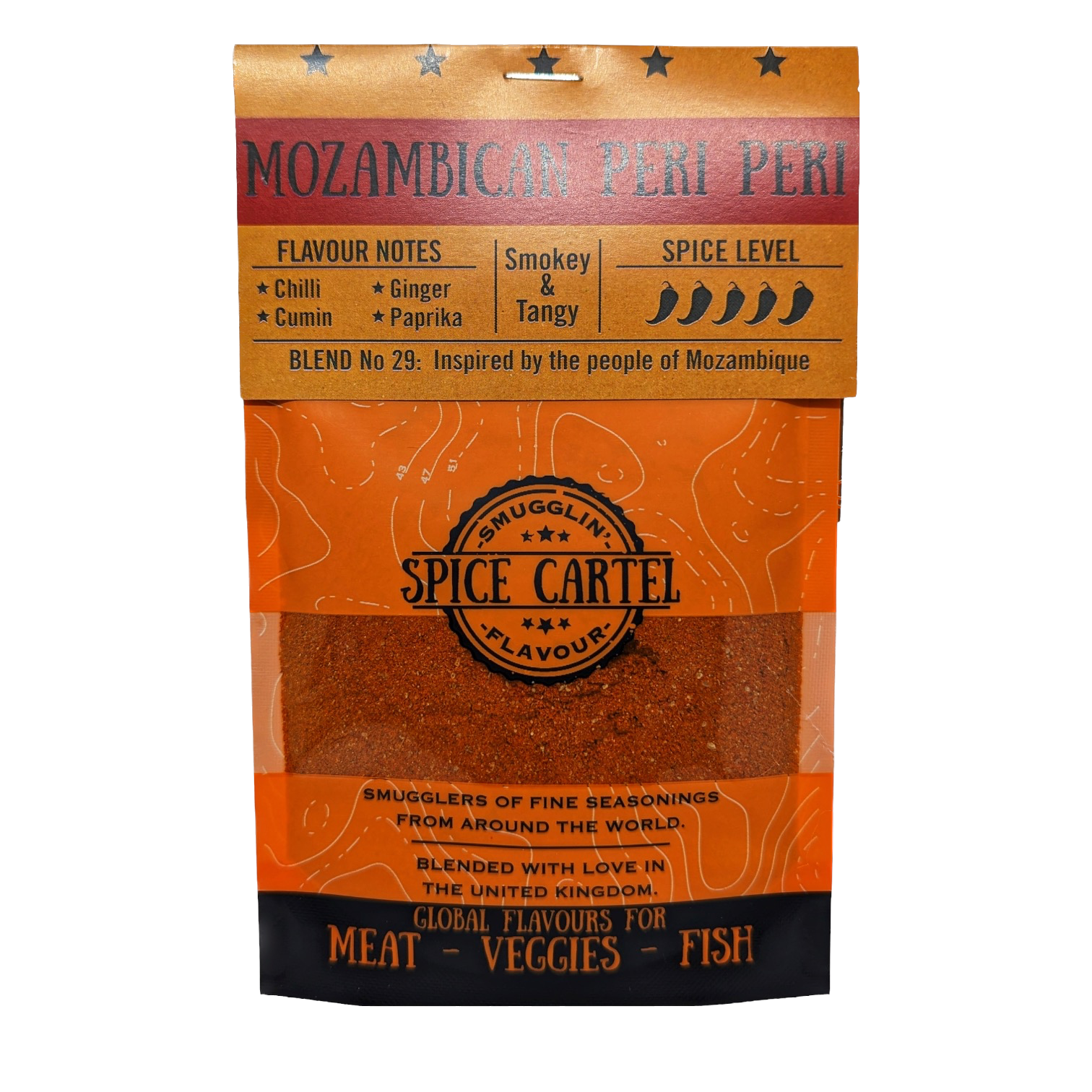 Spice Cartel's Mozambican Peri Peri 35g Resealable Pouch-0