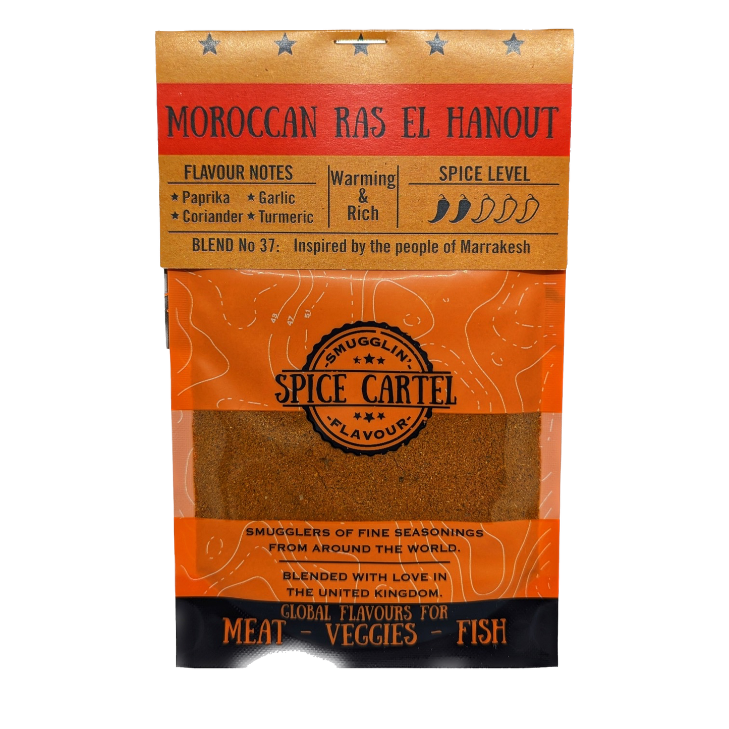 Spice Cartel's Moroccan Ras El Hanout 35g Resealable Pouch-0