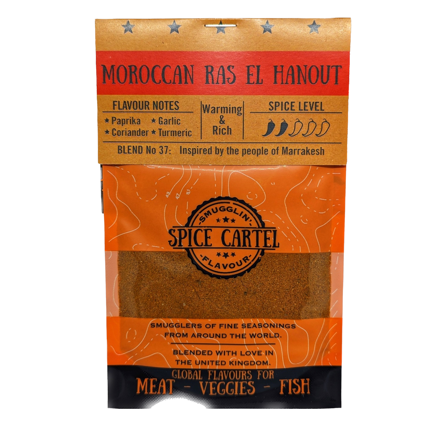 Spice Cartel's Moroccan Ras El Hanout 35g Resealable Pouch-0