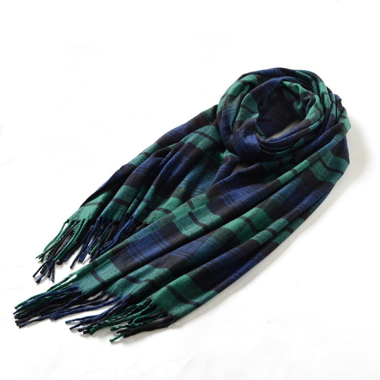 Black Watch Tartan - Shawl Scarf-0